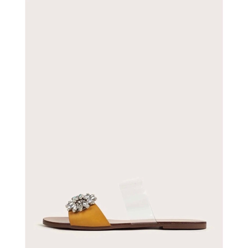 NWOB Rhinestone Embellished Sandals - Picture 5 of 10